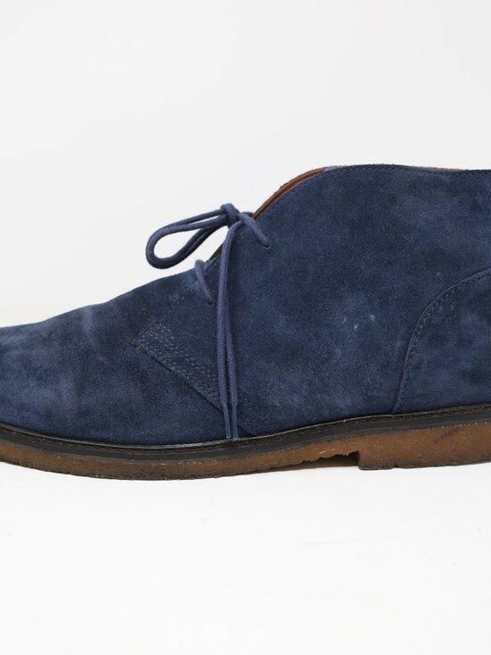 Polo Ralph Lauren Chukka Boots Mens 11.5 D Blue Marlow Suede Leather Crepe Sole main image 4